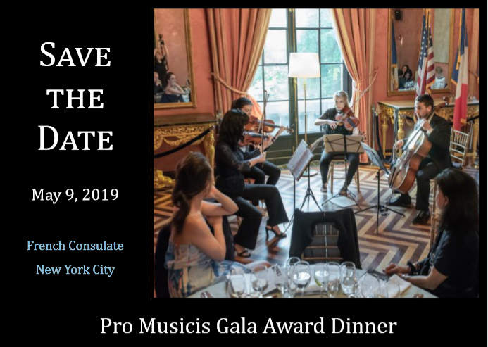 Pro Musicis Gala Award Dinner